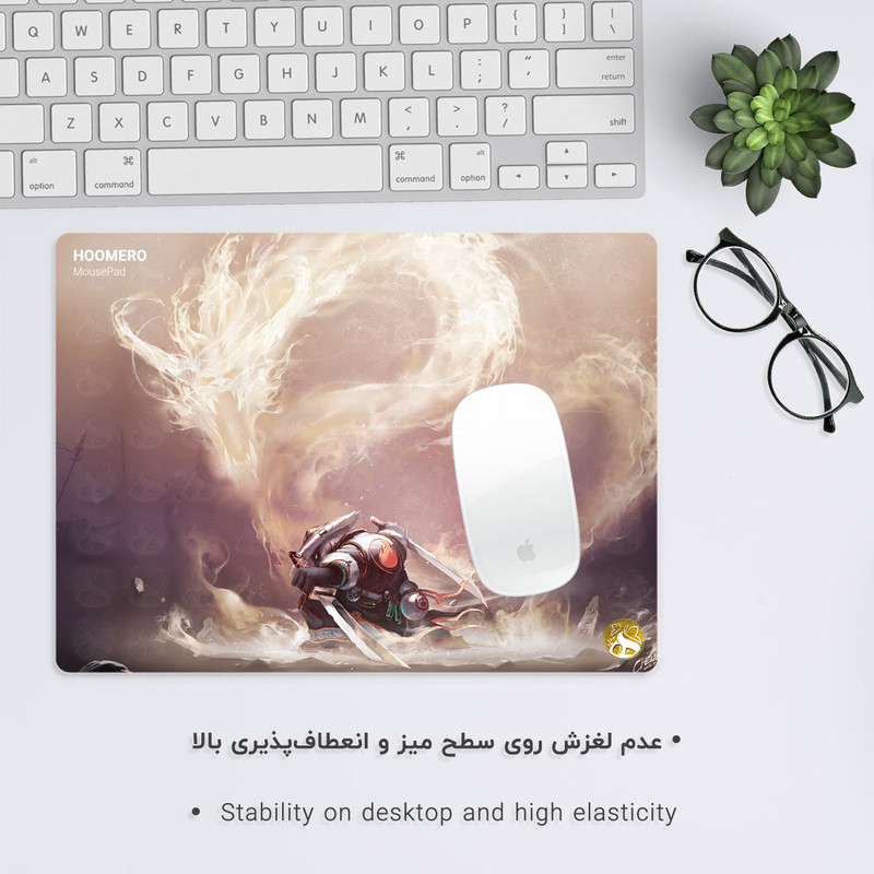 ماوس پد هومرو طرح بازی Warcraft مدل A1951 2