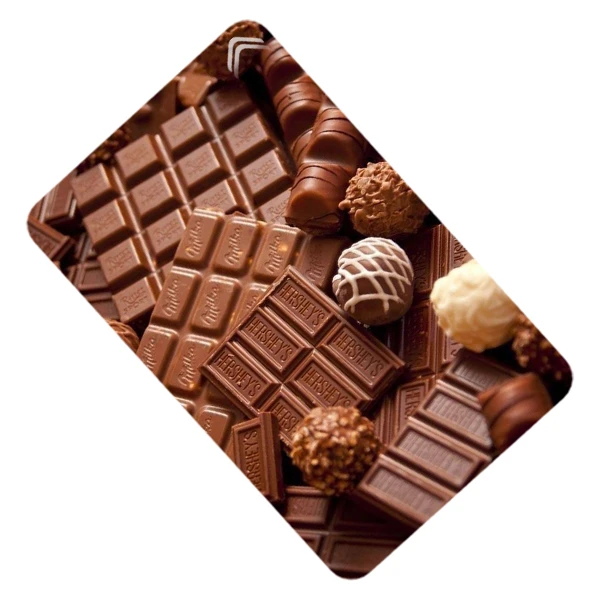 استیکر کارت طرح شکلات مدل CAC767-K-G1-183