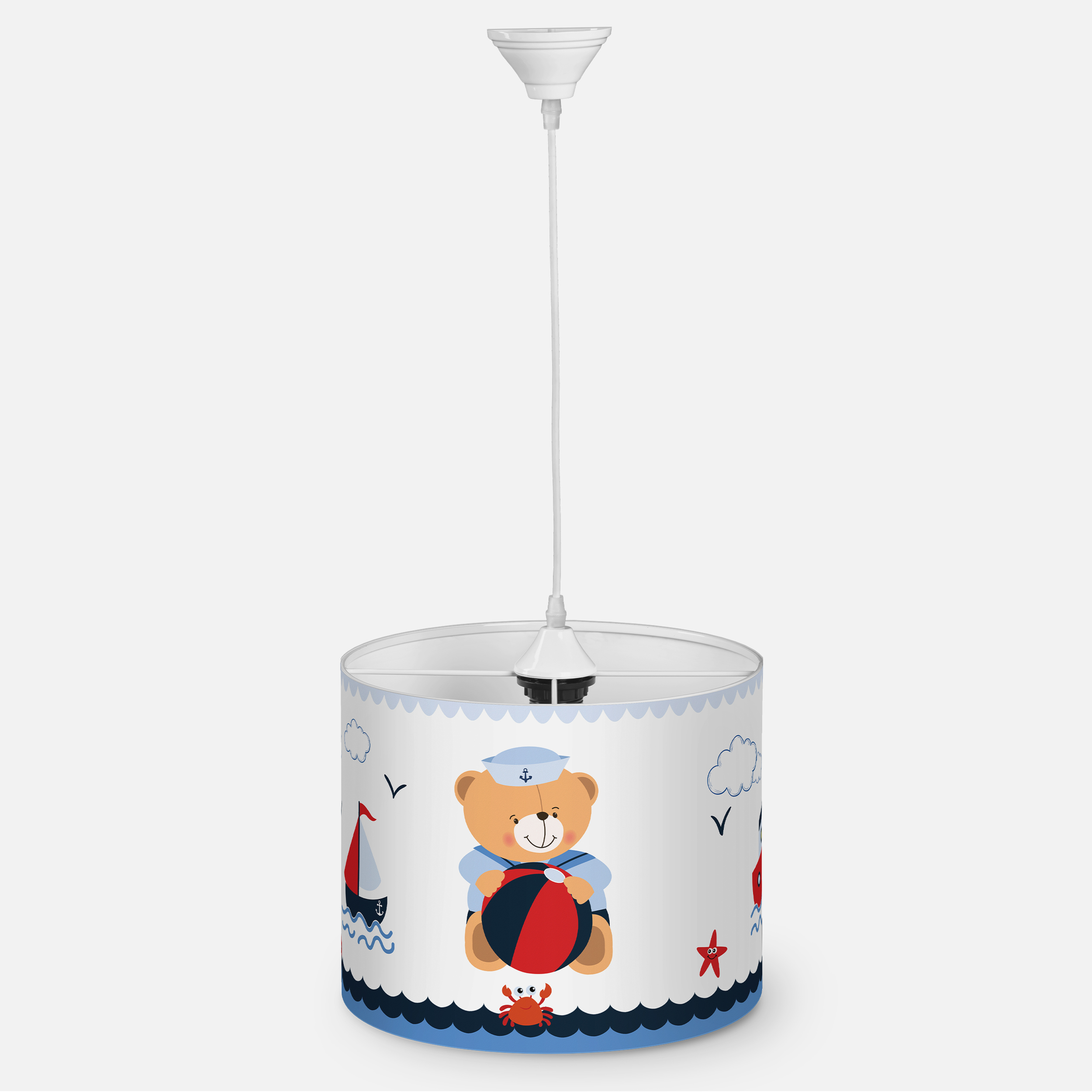 لوستر و آباژور کودک مدل ملوان کد SA-B-7120