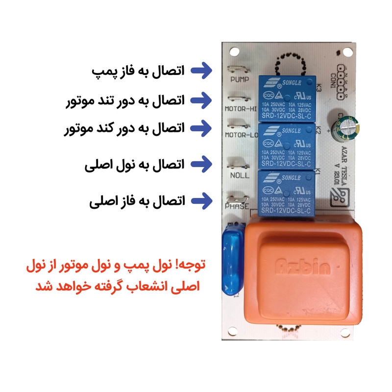 کلید هوشمند کولر آبی مدل ATE2