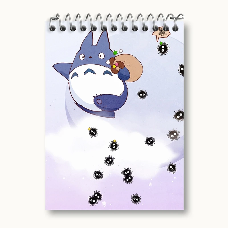 دفتر یادداشت 50 برگ خندالو مدل انیمه توتورو Totoro کد 12813