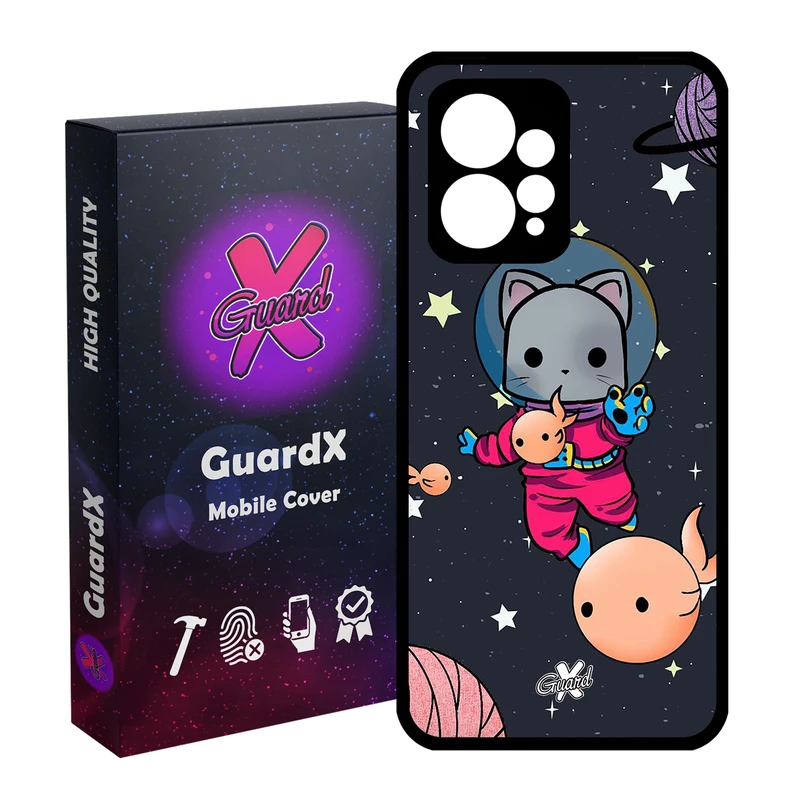 کاور گارد ایکس طرح Cat مدل Glass10044 مناسب برای گوشی موبایل شیائومی Redmi Note 12 4G