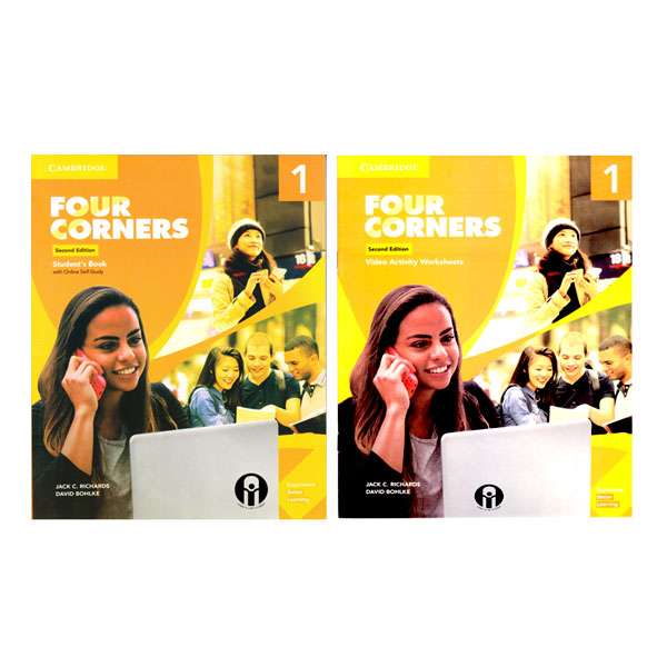  کتاب  Four Corner 1 Second Edition اثر Jack C. Richards And David Bohlke انتشارات الوندپویان دو جلدی