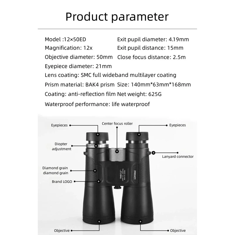 دوربین دوچشمی مدل 12X50LE عکس شماره 5