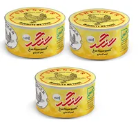 کنسرو سینه مرغ در روغن شنگر - 150 گرم - بسته 3عددی