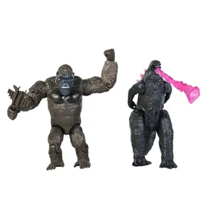 اکشن فیگور مدل گودزیلا و کینگ کنگ کد 1 مجموعه 2 عددی