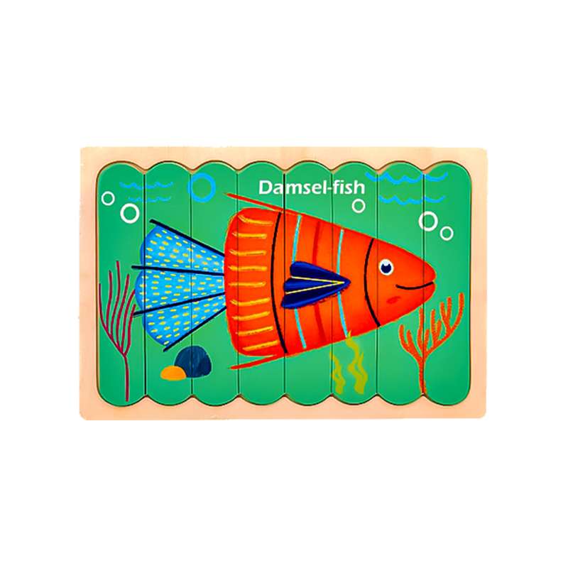 بازی آموزشی مدل دووجهی طرح  Damsel fish& sea horse