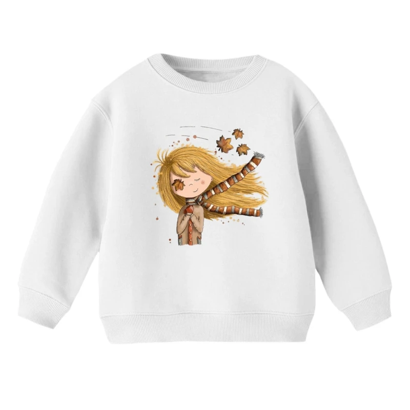 سویشرت بچگانه مدل دخترک پاییزی کد 4 5