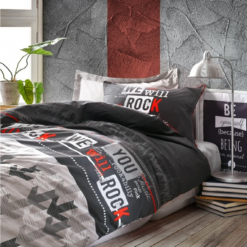 سرویس روتختی کاتن باکس مدل Rock یک نفره 3 تکه