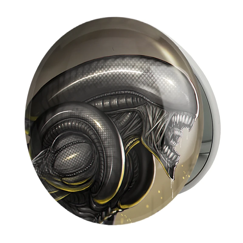 آینه جیبی خندالو طرح بازی بیگانه (Alien) مدل تاشو کد 32784