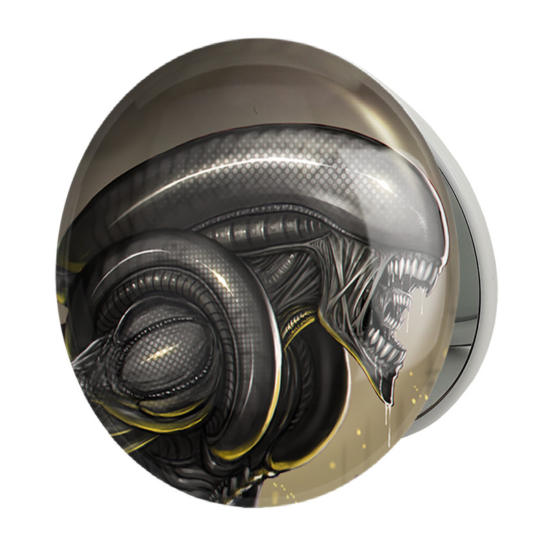 آینه جیبی خندالو طرح بازی بیگانه (Alien) مدل تاشو کد 32784