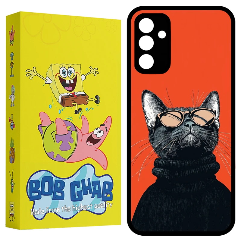 کاور باب قاب طرح گربه مدل BCPA25 مناسب برای گوشی موبایل سامسونگ Galaxy A25