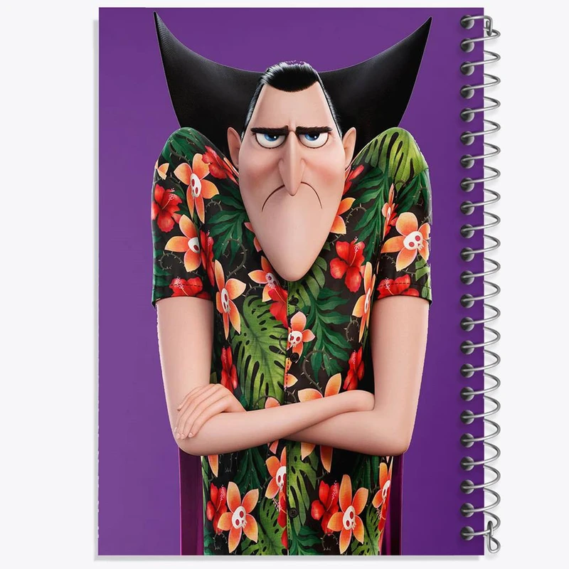 دفتر مشق 50 برگ خندالو مدل هتل ترانسیلوانیا Hotel Transylvania کد 3758