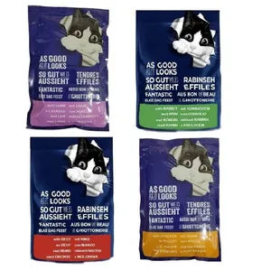 پوچ گربه بالغ فلیکس مدل AS GOOD طعم مرغ و گوشت وزن 85 گرم بسته 4 عددی