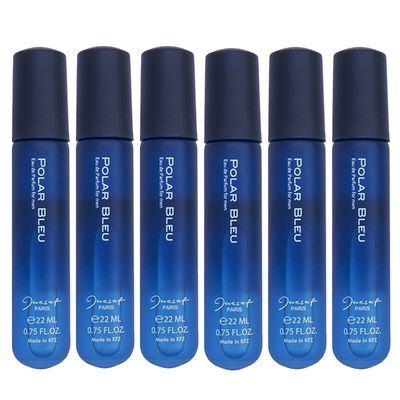 عطر جیبی مردانه ژک ساف مدل پلار بلو حجم 22 میلی لیتر بسته 6 عددی