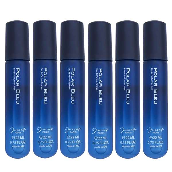 عطر جیبی مردانه ژک ساف مدل پلار بلو حجم 22 میلی لیتر بسته 6 عددی
