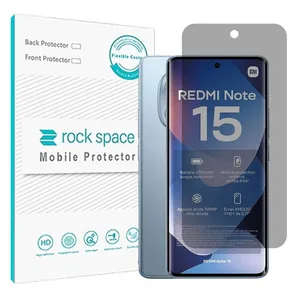 Rock space Hydrogel model privacy Screen Protector for Xiaomi Redmi Note 15 4G mobile phone