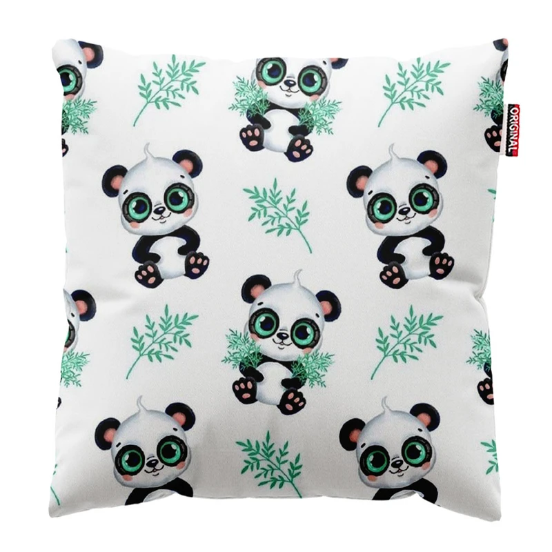 کوسن پاد آفرین طرح کارتونی بچگانه پاندا کد 3230 سایز 30*30 سانتی متر