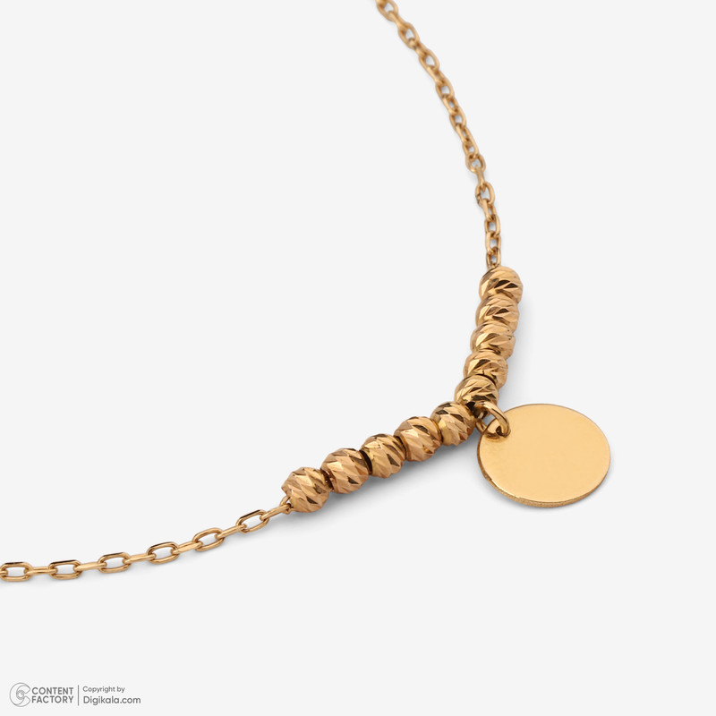 پابند طلا 18 عیار زنانه ماوی گالری مدل البرناردو و سکه