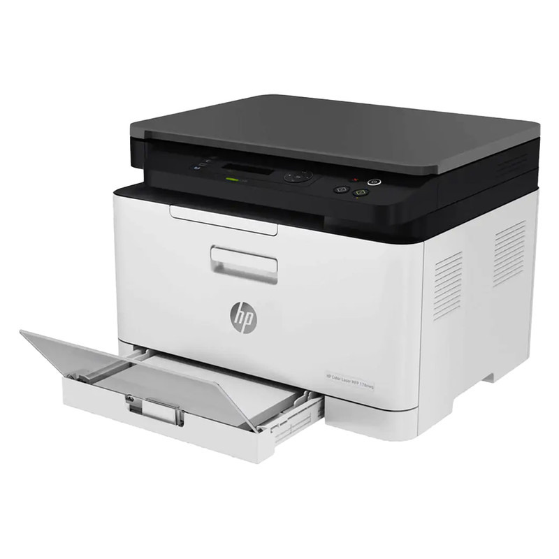 پرینتر اچ‌ پی رنگی سه کاره با چاپ لیزری مدل Color Laser MFP 178nw، سایز چاپ A4