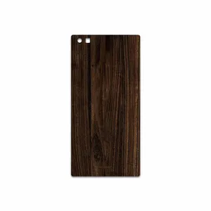 MAHOOT Dark Walnut Wood Cover Sticker for BlackBerry Leap