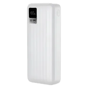 پاوربانک مدل 20000MAH-PD--22.5W ظرفیت 20000 میلی آمپرساعت به همراه کابل تبدیل microUSB