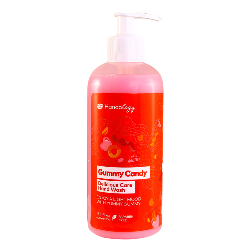 مایع دستشویی کرمی هندولوژی مدل GUMMY CANDY حجم 400 میلی لیتر