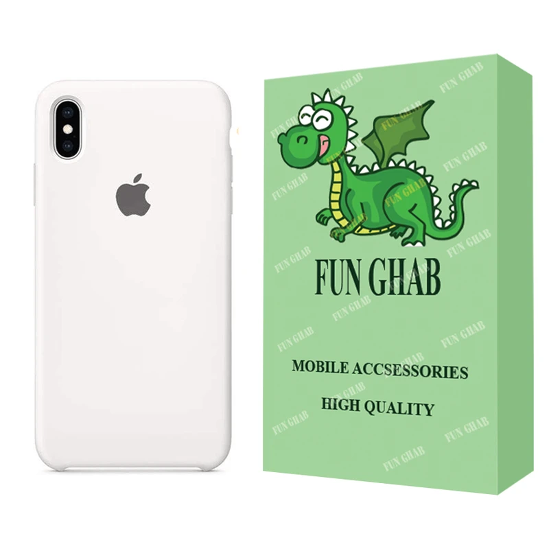 کاور فان قاب مدل سیلیکونی طرح SLB مناسب برای گوشی موبایل اپل iPhone X / XS