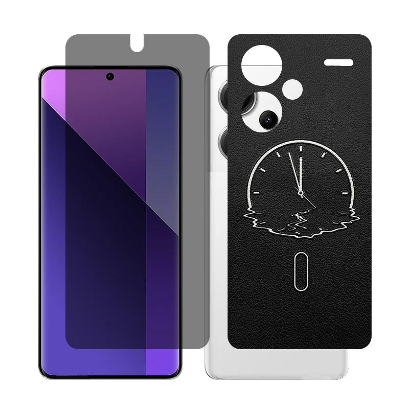 محافظ صفحه نمایش حریم شخصی گلس مدل Together مناسب برای گوشی موبایل شیائومی Redmi Note 13 Pro Plus به همراه برچسب پوششی پشت گوشی