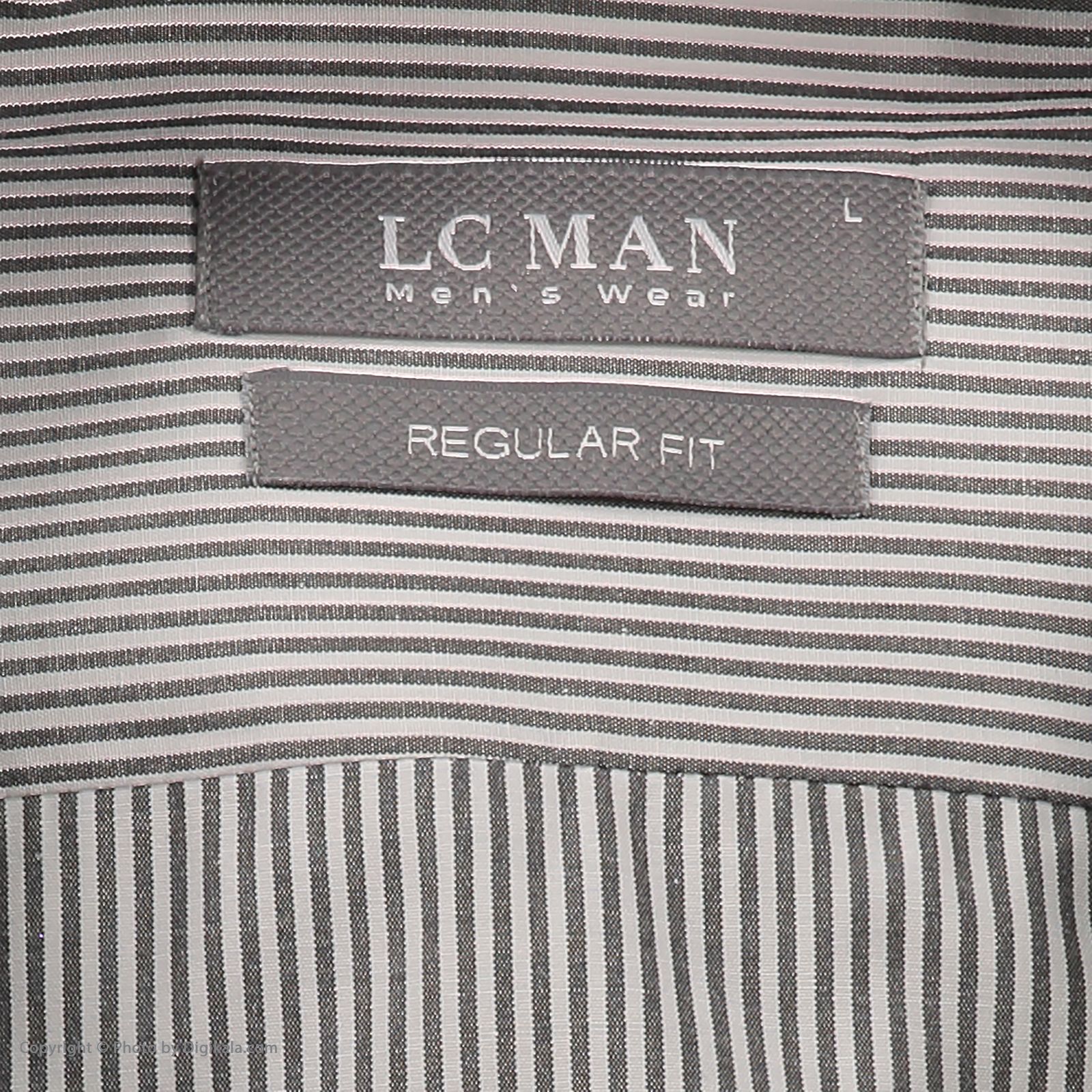 پیراهن آستین بلند مردانه ال سی من مدل 02181290-gray 404 -  - 6