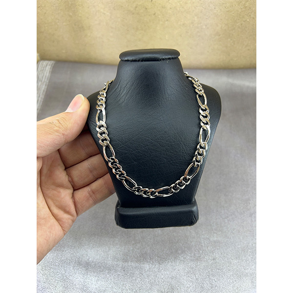 زنجیر نقره مردانه مدل پهن کد 698522