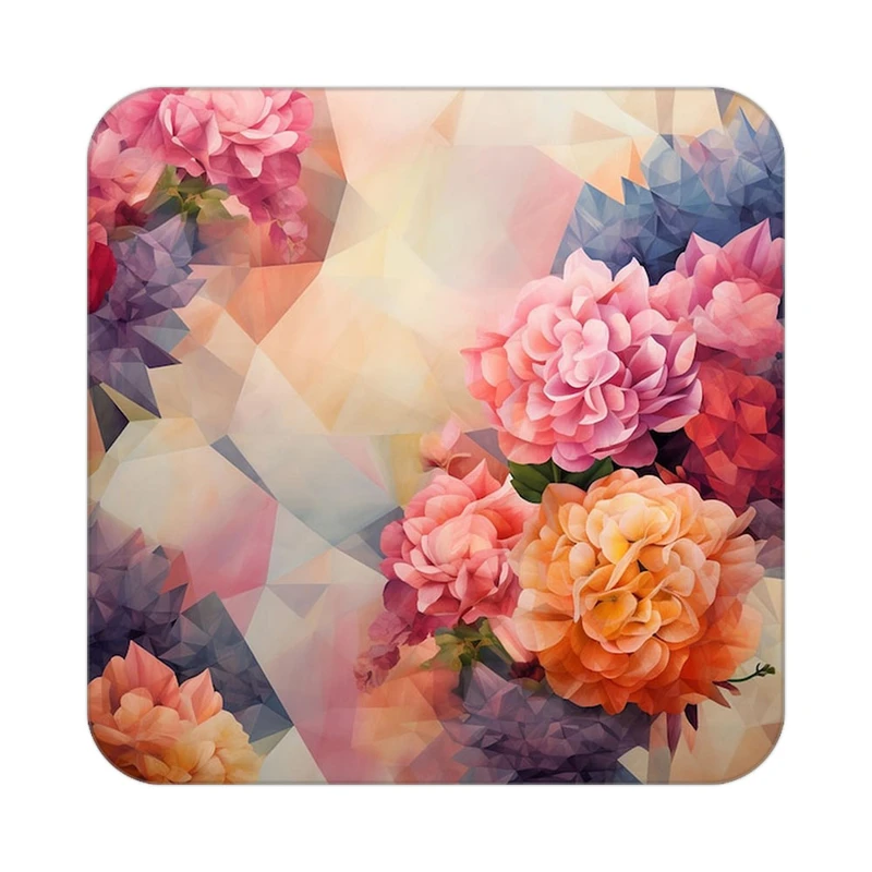 زیر لیوانی کاکتی طرح گل مدل mp16207