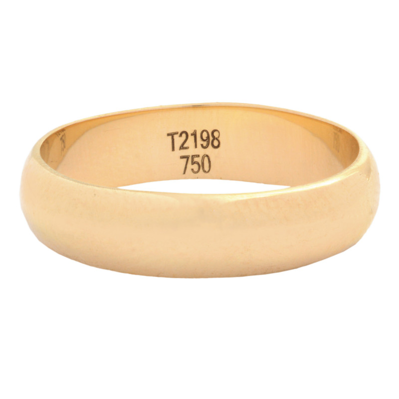 انگشتر طلا 18 عیار زنانه طلای مستجابی مدل رینگی کد 2013654- T2198 s53 سایز 53