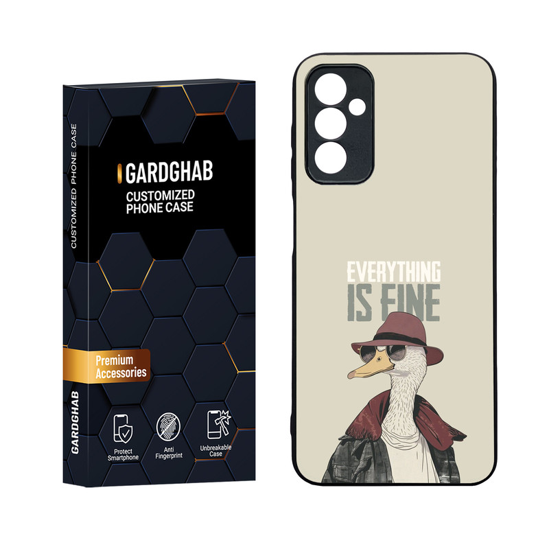 کاور گارد قاب مدل دورژله ای پشت گلس پسرانه مناسب برای گوشی موبایل سامسونگ Galaxy M13 4G