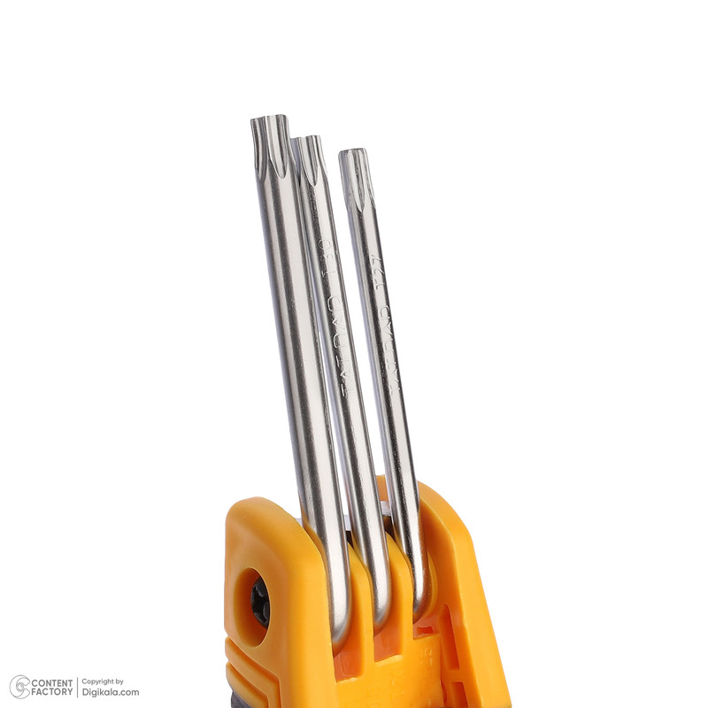 آچار آلن ستاره ای مدل 71175 سایز T-10، T-9، T-15، T-20، T-25، T-27، T-30، T-40 آچار آلن ستاره ای مدل 71175 سایز T-10، T-9، T-15، T-20، T-25، T-27، T-30، T-40