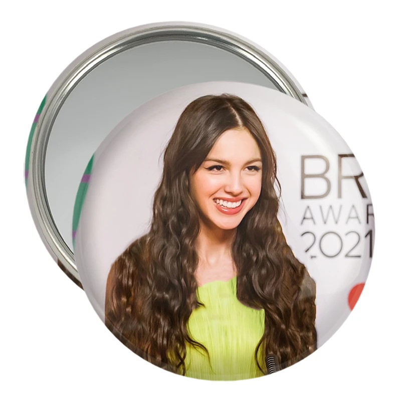 آینه جیبی خندالو مدل اولیویا رودریگو Olivia Rodrigo  کد 19265