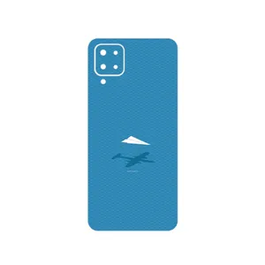 MAHOOT Minimal Paper Airplane Cover Sticker for Samsung Galaxy M12