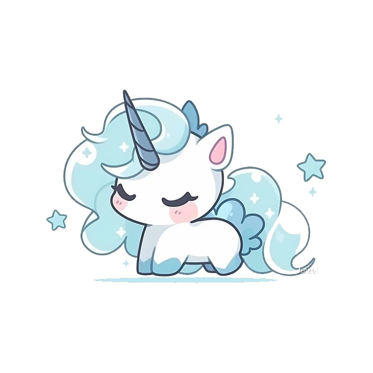 استیکر پارچه و لباس پاد آفرین مدل اسب تک شاخ کد 776