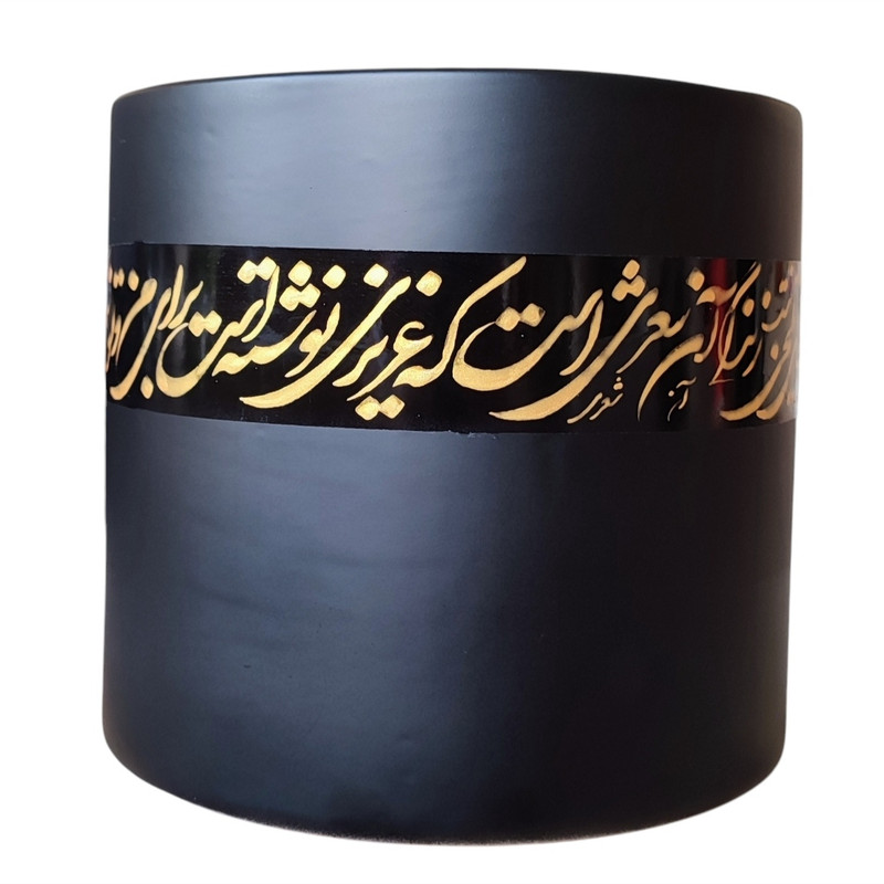 گلدان سرامیکی مدل استوانه ای 