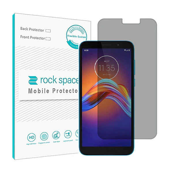 محافظ صفحه نمایش پرایوسی راک اسپیس مدل HyPRV مناسب برای گوشی موبایل موتورولا Moto E6 Play