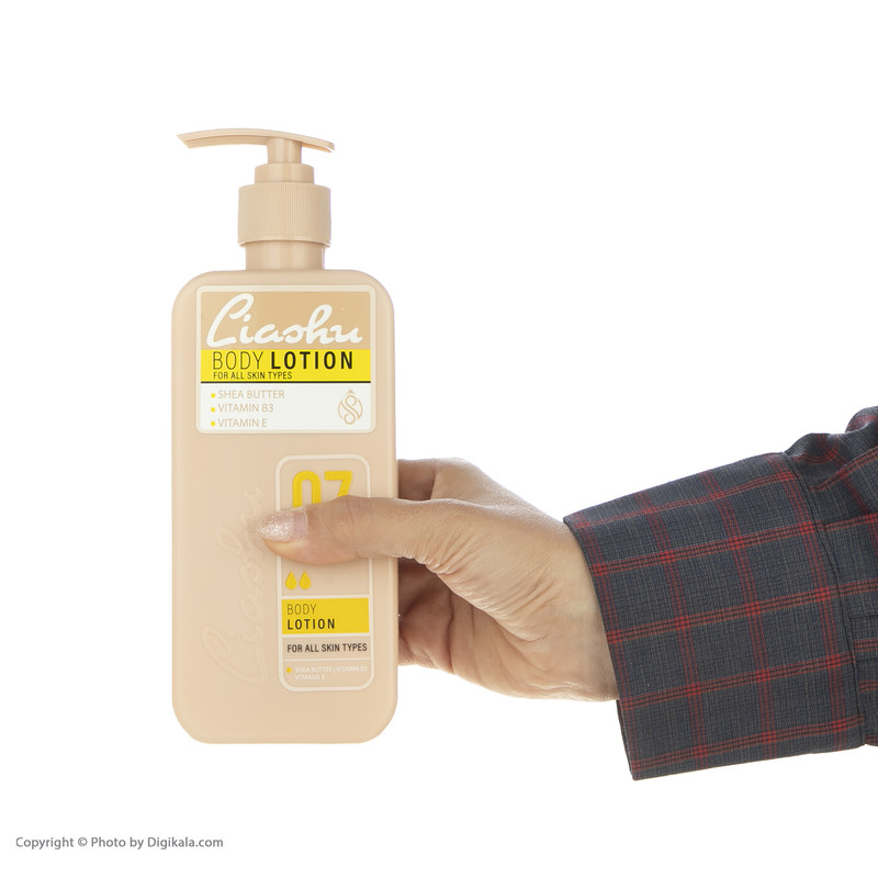 لوسیون بدن لیاشو مدل Shea Butter حجم 330 میلی لیتر