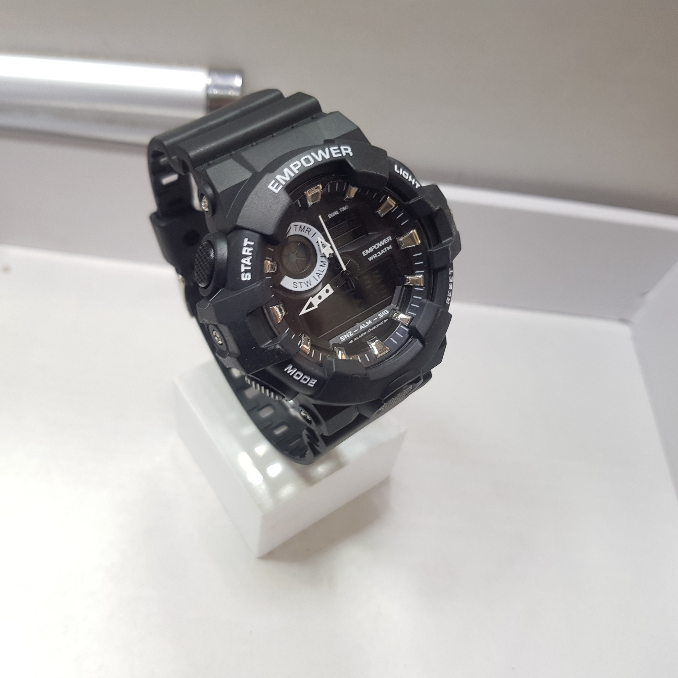 ساعت مچی دیجیتال مردانه امپاور مدل دوزمانه کد 88gsh08