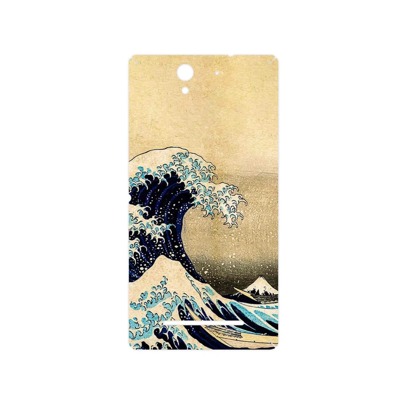 برچسب پوششی ماهوت مدل The Great Wave off Kanagawa of Hokusai مناسب برای گوشی موبایل سونی Xperia C3 Dual