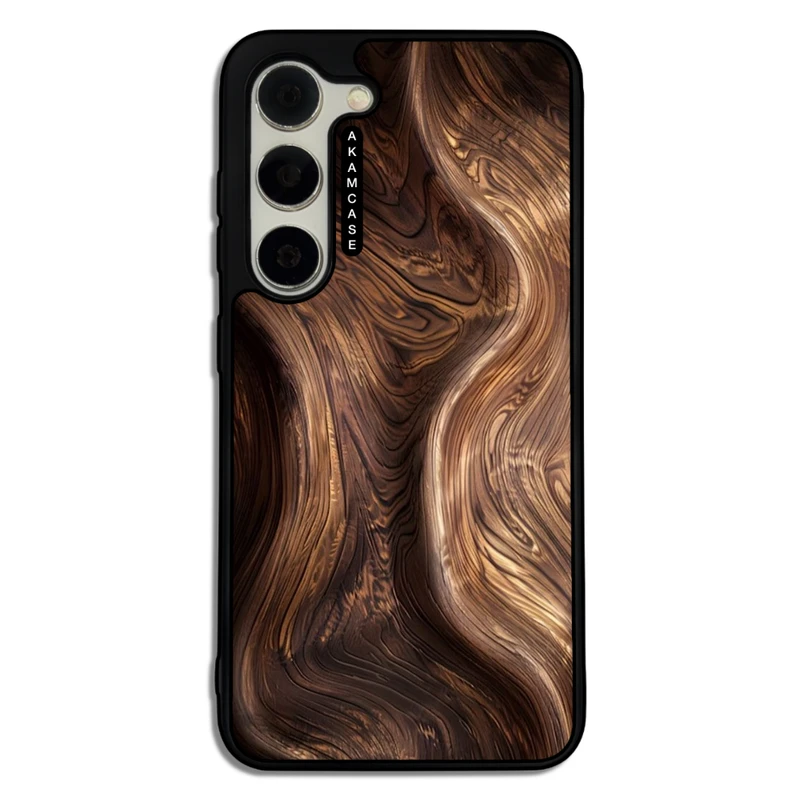 کاور آکام مدل AMC-WSGS23-WOOD-8 مناسب برای گوشی موبایل سامسونگ Galaxy S23