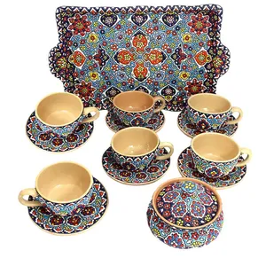  سرویس چایخوری 15 پارچه میناکاری کد arf-10 