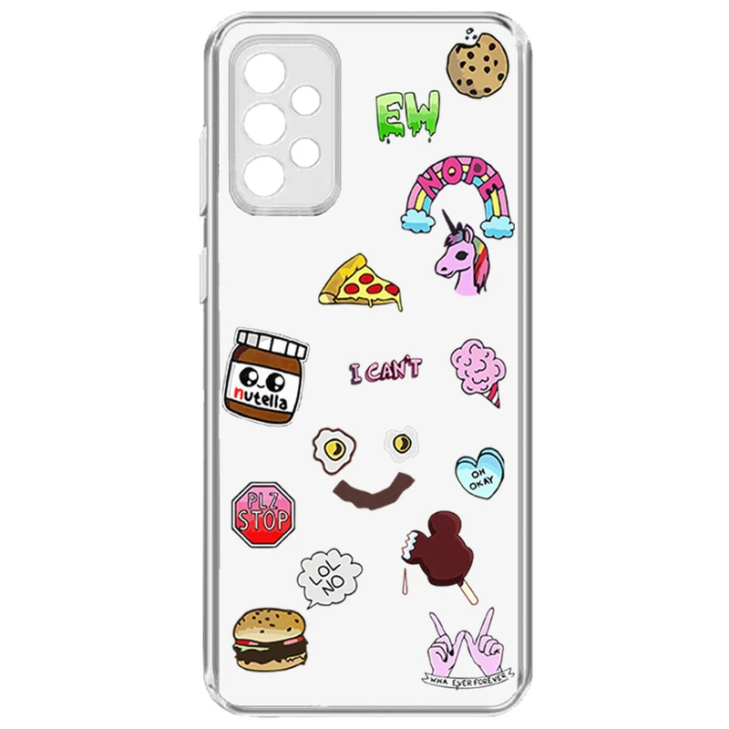 کاور طرح Yummy مناسب برای گوشی موبایل سامسونگ  Galaxy A73