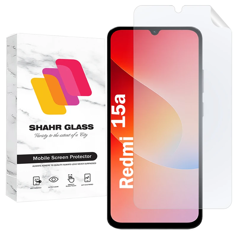 محافظ صفحه نمایش شهر گلس مدل SNMF مناسب برای گوشی موبایل شیائومی Redmi 15a
