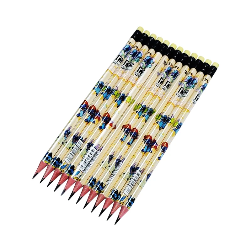 مداد مشکی پرودون با درجه سختی HB طرح استیج مدل PR2503 بسته 12 عددی
