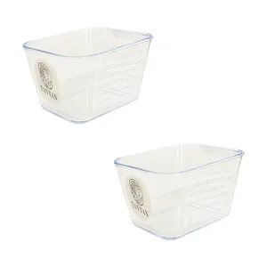 سبد نظم دهنده یخچال تن تن مدل تک دسته بسته 2 عددی