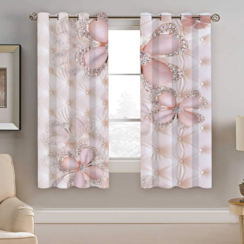 پرده نیروانا طرح گل  مدل هازان کد 5179  سایز 140×200 سانتی متر